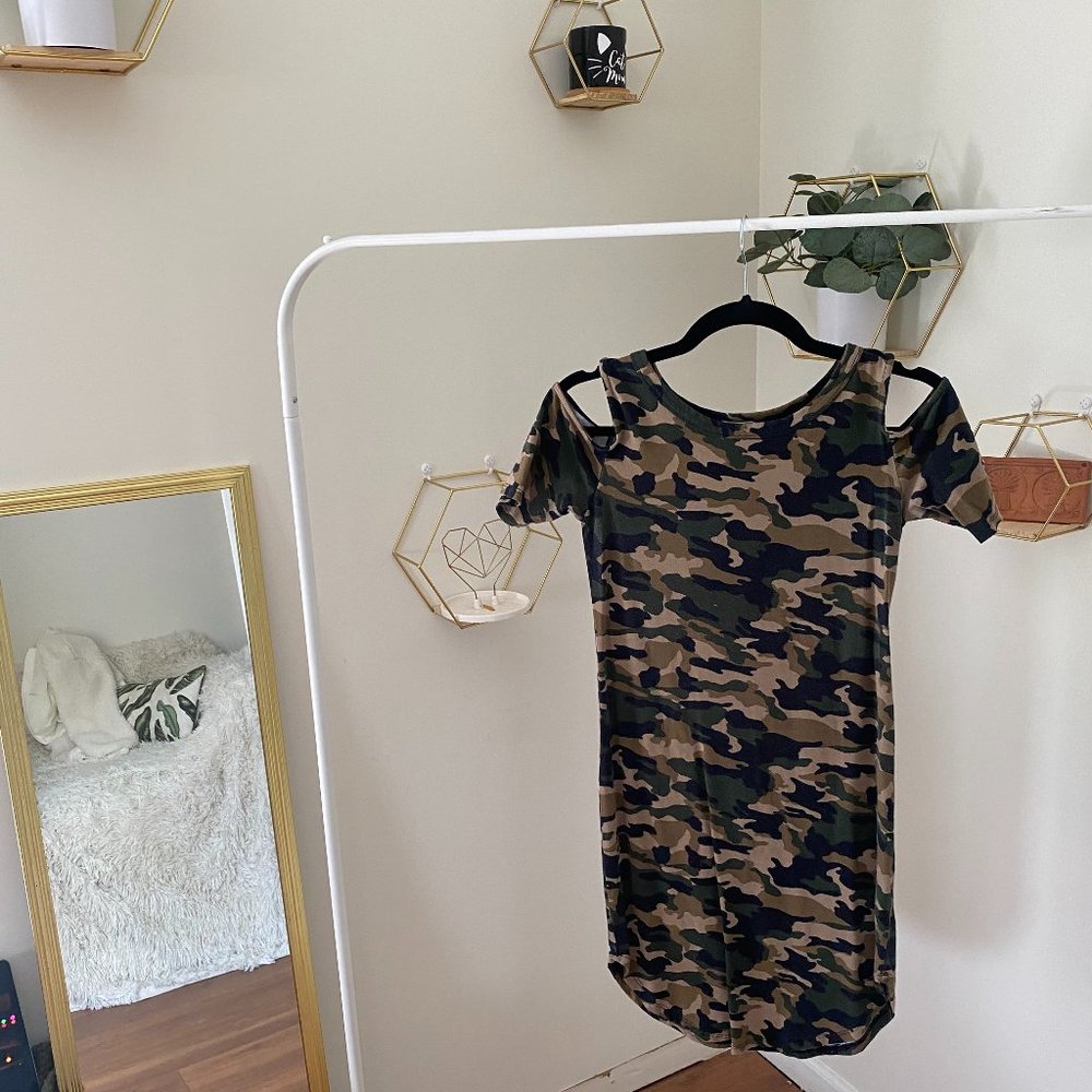 Camo Bodycon Dress